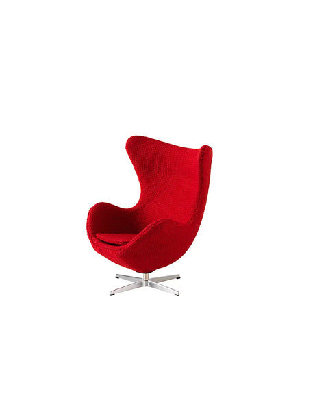 Miniatur Egg™ Sessel von Arne Jacobsen - Rot - Jacobsen Plus