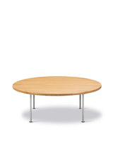 Wegner Ox Table von Fredericia Furniture - Ø100 cm / Eiche - lackiert / H: 41 cm - Jacobsen Plus