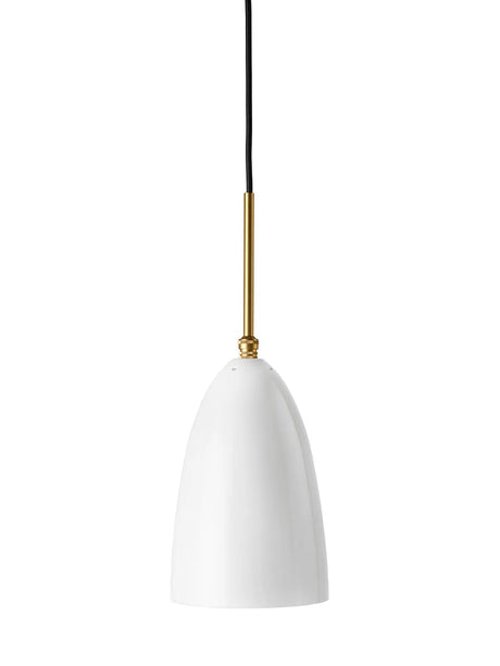 Gräshoppa Pendelleuchte von GUBI - Alabaster White Glänzend - Jacobsen Plus