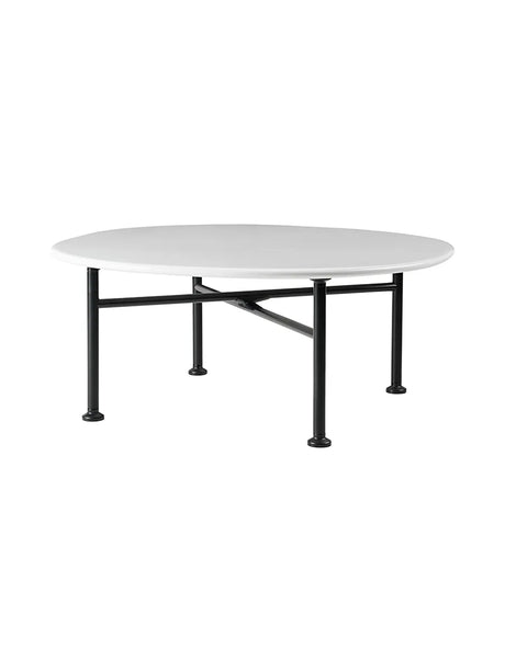 Carmel Couchtisch, clam white in 75 x 75 cm von GUBI - 1 - Jacobsen Plus