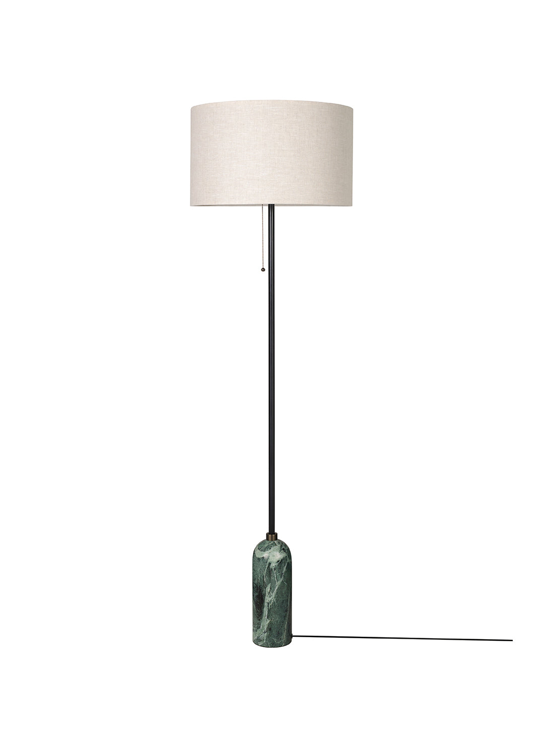 Gravity Stehleuchte, Canvas-Schirm von GUBI