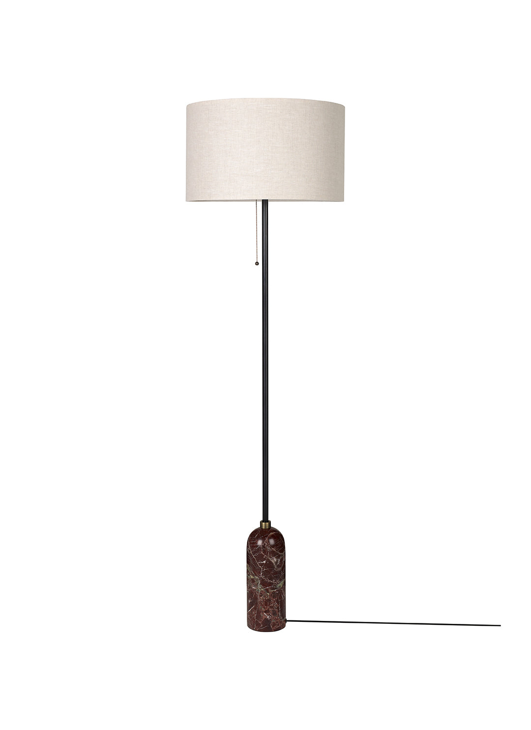 Gravity Stehleuchte, Canvas-Schirm von GUBI