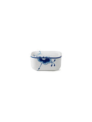 Royal Copenhagen Blau Mega Riflet, Butterschale mit Deckel