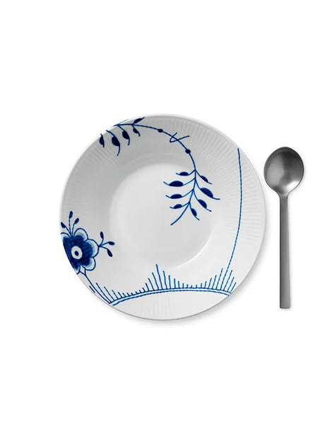 Royal Copenhagen Blå Mega Riflet, tiefer Teller 24 cm - 3 - Jacobsen Plus
