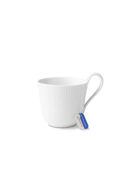 Royal Copenhagen Weiß Riflet, Hochhenkelbecher 33 cl - 2 - Jacobsen Plus