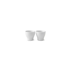 Royal Copenhagen Hvid Riflet, Eierbecher 2er-Pack