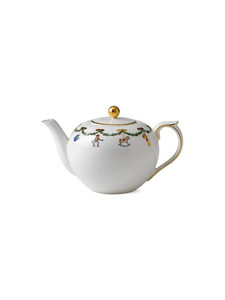 Royal Copenhagen Stjerne Riflet Jul, Teekanne mit Deckel 140 cl - 1 - Jacobsen Plus