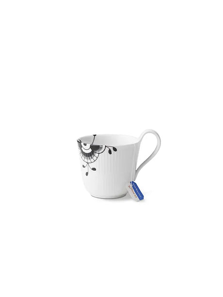 Royal Copenhagen Sort Mega Riflet, Hohe Henkel-Tasse 33 cl - 2 - Jacobsen Plus