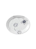 Royal Copenhagen Sort Mega Riflet, ovale Servierplatte 34 cm