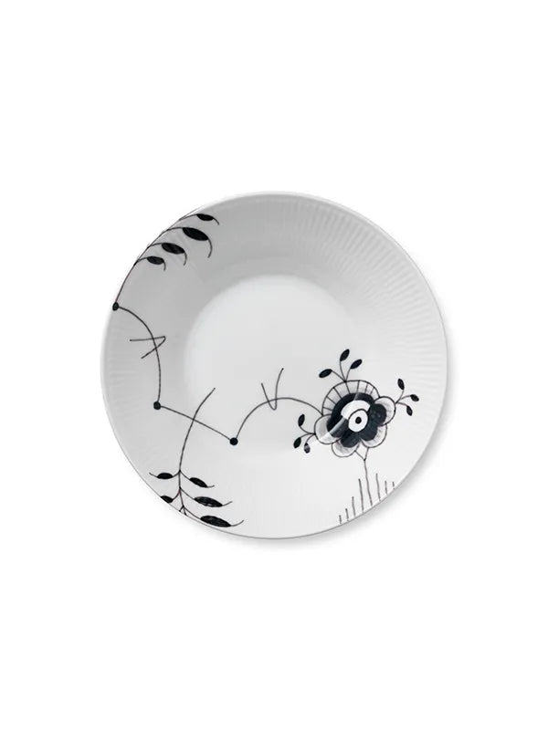 Royal Copenhagen Sort Mega Riflet, tiefer Teller 24 cm - 1 - Jacobsen Plus