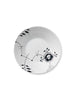 Royal Copenhagen Sort Mega Riflet, tiefer Teller 24 cm