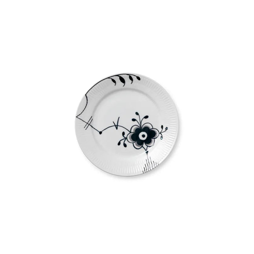 Royal Copenhagen Sort Mega Riflet, Teller 19 cm Muster 6