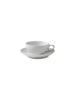 Royal Copenhagen Hvid Halvblonde, Tasse mit Untertasse 20 cl
