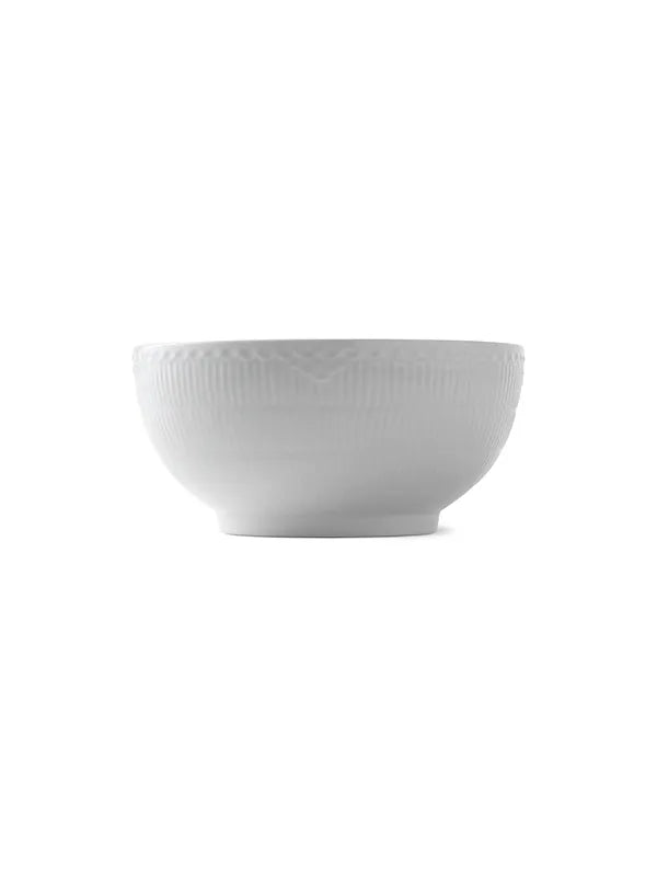 Royal Copenhagen Hvid Halvblonde, skål 310 cl