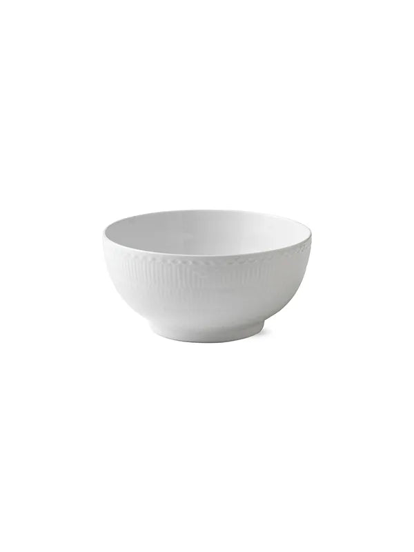 Royal Copenhagen Hvid Halvblonde, skål 310 cl