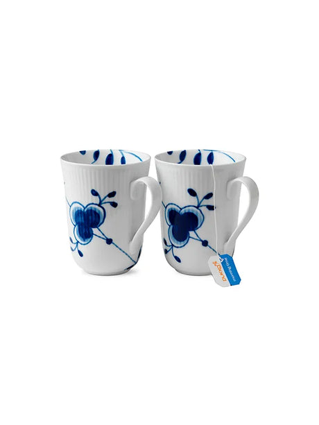 Royal Copenhagen Blau Mega Riflet, 2-pak Krus 36 cl - 3 - Jacobsen Plus