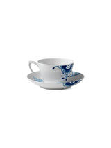 Royal Copenhagen Blau Mega Riflet, Kop mit Untertasse 28 cl - 2 - Jacobsen Plus