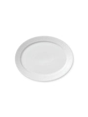 Royal Copenhagen Weiß Geflecht, ovaler Teller 34 cm