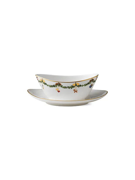Royal Copenhagen Stjerne Riflet Jul, Sauciere 43 cl - 2 - Jacobsen Plus