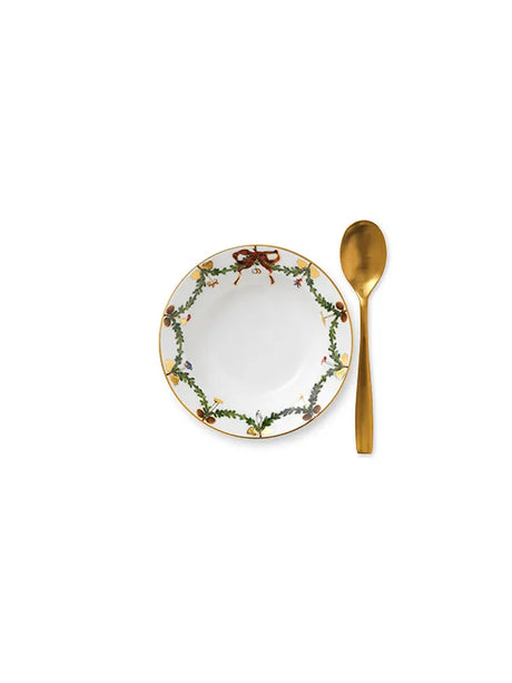 Royal Copenhagen Stjerne Riflet Jul, tiefer Teller 17 cm - 2 - Jacobsen Plus