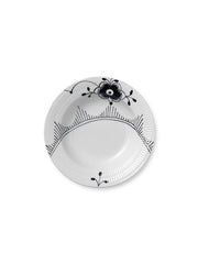 Royal Copenhagen Sort Mega Riflet, tiefer Teller 21 cm