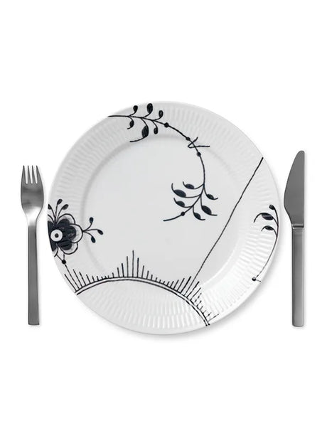 Royal Copenhagen Sort Mega Riflet, Teller 27 cm Muster 2 - 2 - Jacobsen Plus