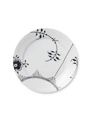 Royal Copenhagen Sort Mega Riflet, Teller 27 cm Muster 2