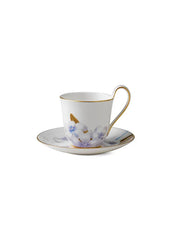 Royal Copenhagen Flora hohe Henkeltasse mit Untertasse, Rhododendron