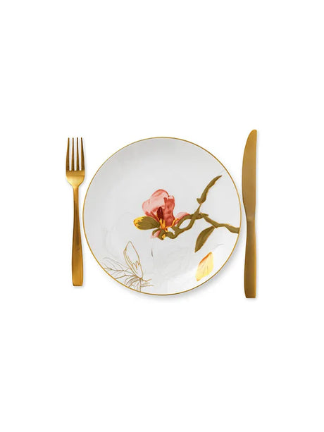 Royal Copenhagen Flora Teller 22 cm, Magnolia - 2 - Jacobsen Plus