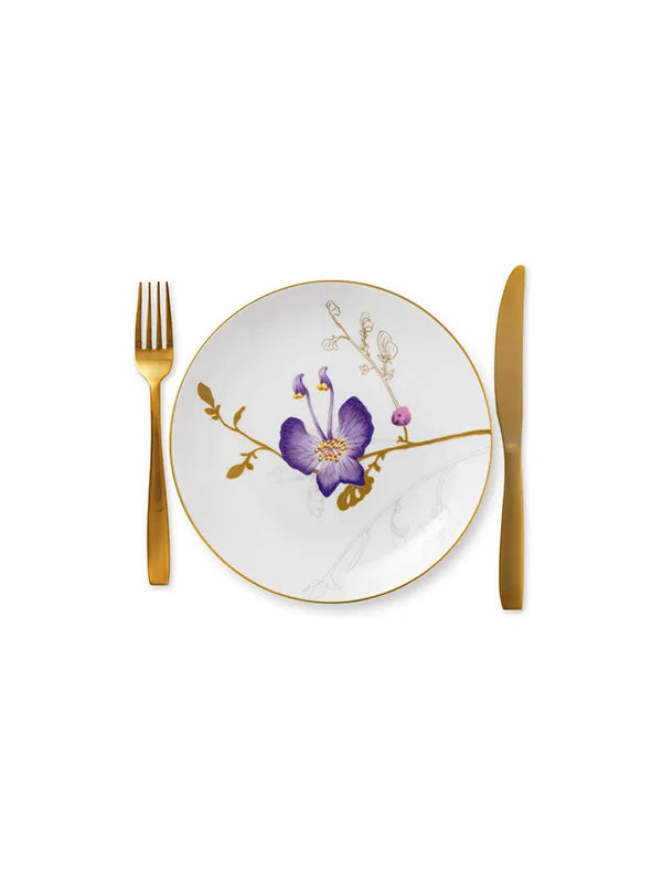 Royal Copenhagen Flora Teller 22 cm, Stiefmütterchen - 2 - Jacobsen Plus