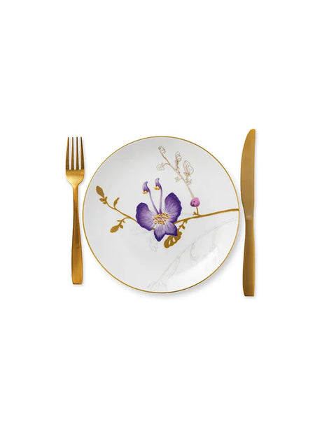 Royal Copenhagen Flora Teller 22 cm, Stiefmütterchen - 2 - Jacobsen Plus