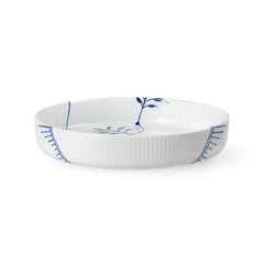 Royal Copenhagen Blau Mega Riflet, rundes ofenfestes FAD 27 cm