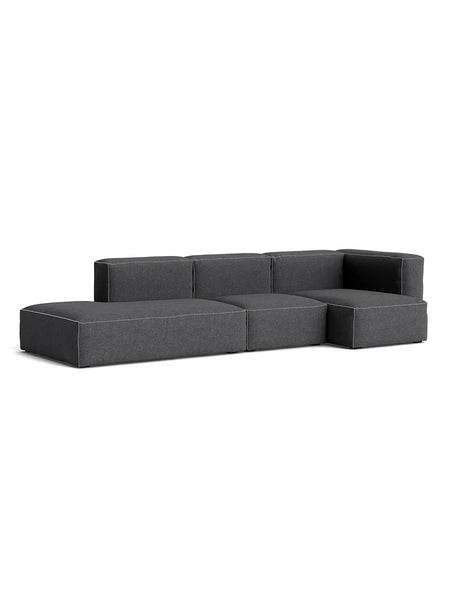 Mags Soft 3-Sitzer Sofa, Kombination 3, rechts von HAY - Atlas - Jacobsen Plus