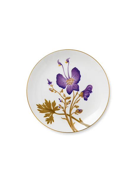 Royal Copenhagen Flora Teller 27 cm, Stiefmütterchen - 1 - Jacobsen Plus