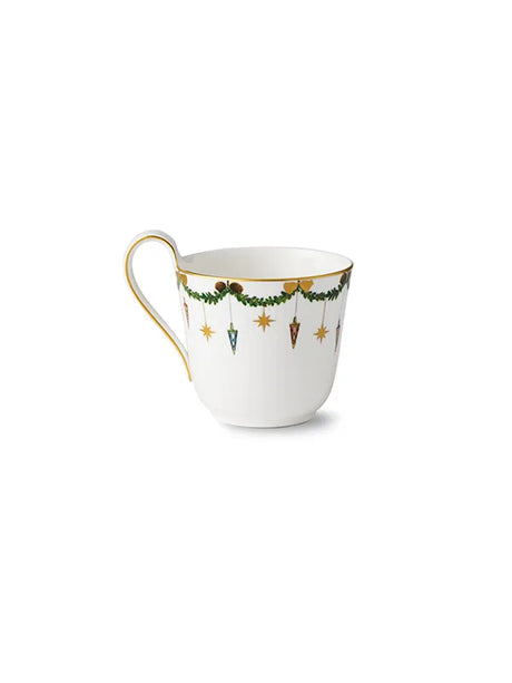 Royal Copenhagen Stjerne Riflet Jul, højhankskop 33 cl - 3 - Jacobsen Plus