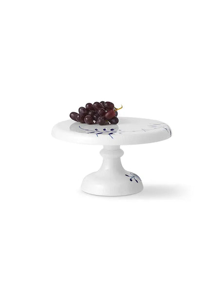 Royal Copenhagen Blau Mega Riflet, Fad auf Fuß 23 cm - 4 - Jacobsen Plus