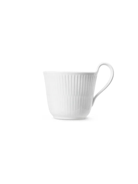 Royal Copenhagen Weiß Riflet, Hochhenkelbecher 25 cl - 4 - Jacobsen Plus