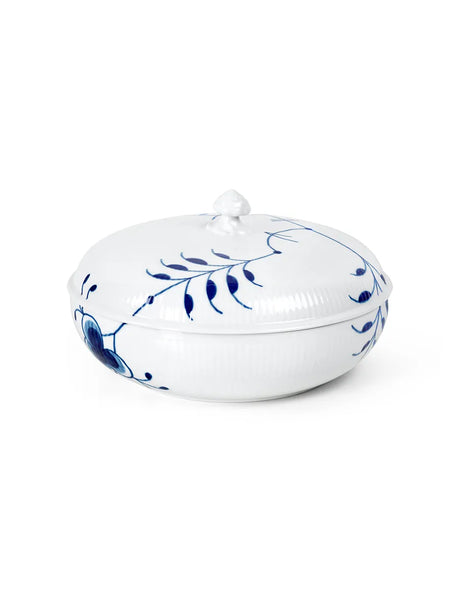 Royal Copenhagen Blå Mega Riflet, Schale m. Deckel 130 cl - 3 - Jacobsen Plus
