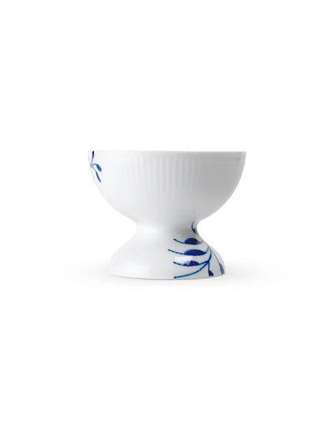 Royal Copenhagen Blå Mega Riflet Schale auf Fuß, 8 cm - 4 - Jacobsen Plus