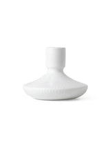 Royal Copenhagen Weiß Riflet Kerzenständer, 8 cm - 1 - Jacobsen Plus