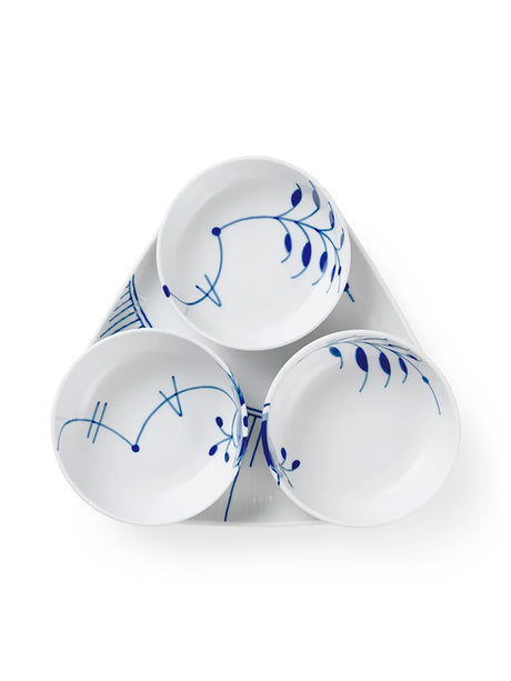 Royal Copenhagen Blau Mega Gerippt Servierset, 4-teilig - 3 - Jacobsen Plus