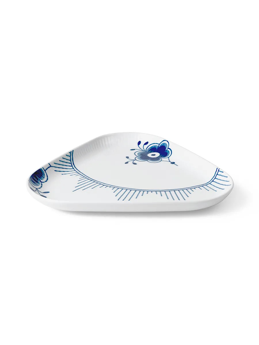 Royal Copenhagen Blau Mega Gerippt Servierset, 4-teilig