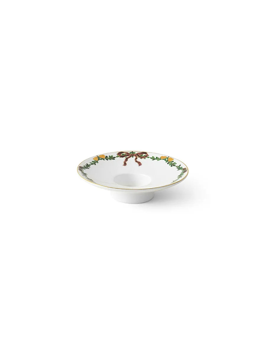 Royal Copenhagen Stjerne Riflet Jul Lysestage, 15,5 cm