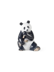 Royal Copenhagen Figur Panda, essend 18 cm