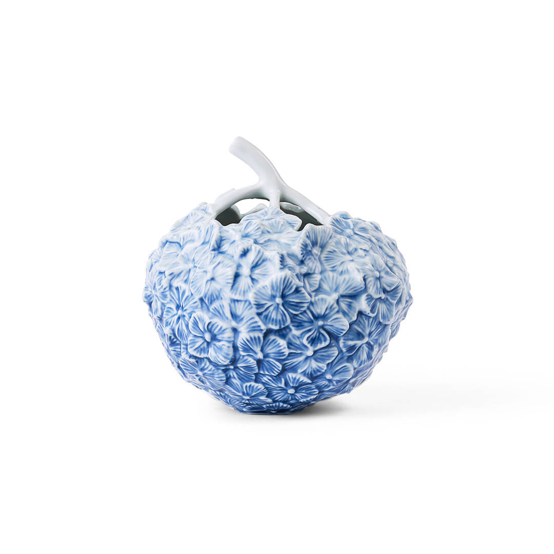 The Art of Giving Flowers Vase Blau von Royal Copenhagen
