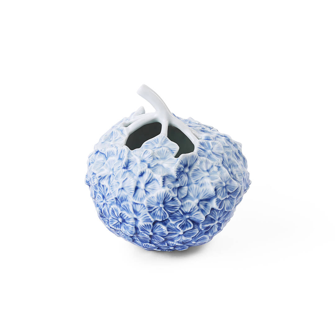 The Art of Giving Flowers Vase Blau von Royal Copenhagen
