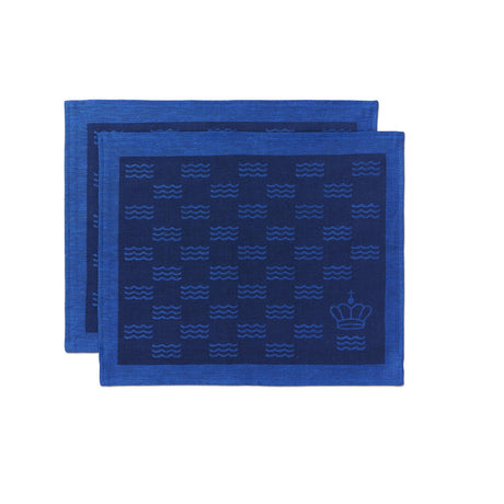 Waves Platzset Blau 2 Stk von Royal Copenhagen - 1 - Jacobsen Plus