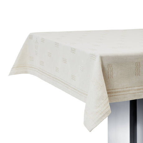 Waves Tischdecke rohweiß von Royal Copenhagen - 145 x 270 cm - Jacobsen Plus