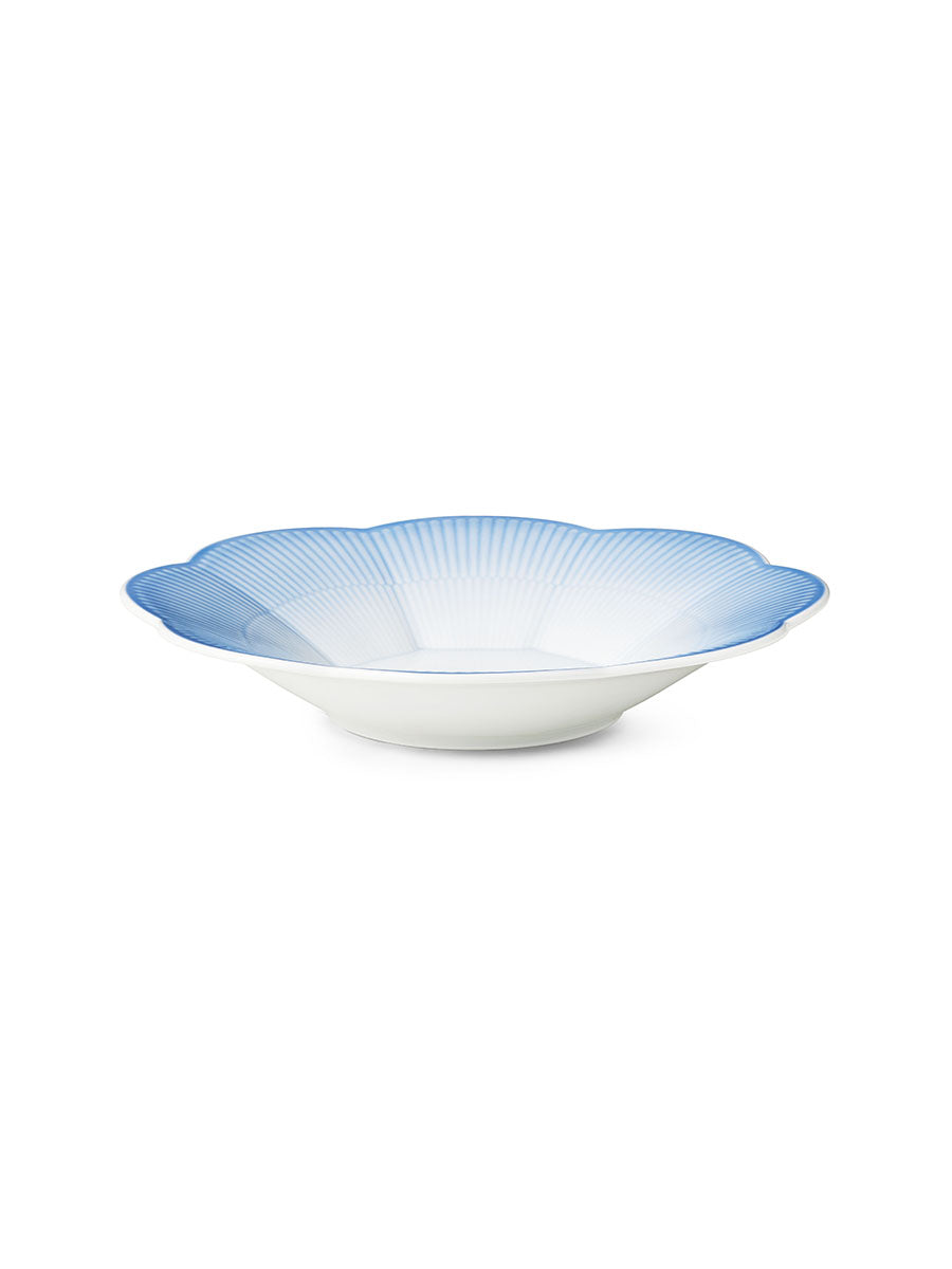 Royal Copenhagen Iris, Schale mit Blumenkante, Blau - 5 - Jacobsen Plus