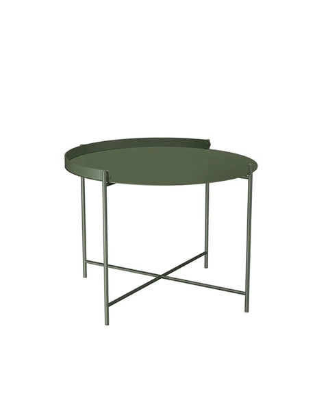 Edge Tray Table, Ø 62 cm von Houe - Gedämpftes Weiß - Jacobsen Plus